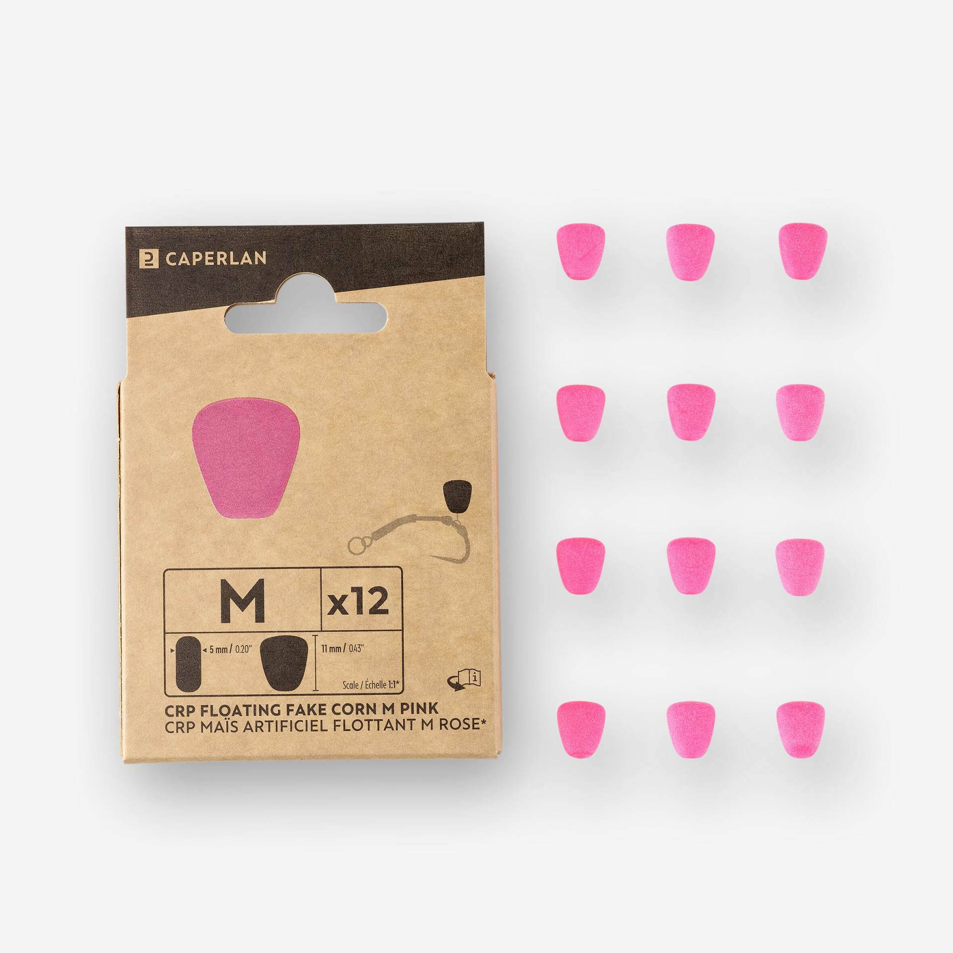 Pop-Up-Mais Karpfenangeln rosa 12 Stk. Pop-Up-Mais Karpfenangeln rosa 12 Stk. von CAPERLAN
