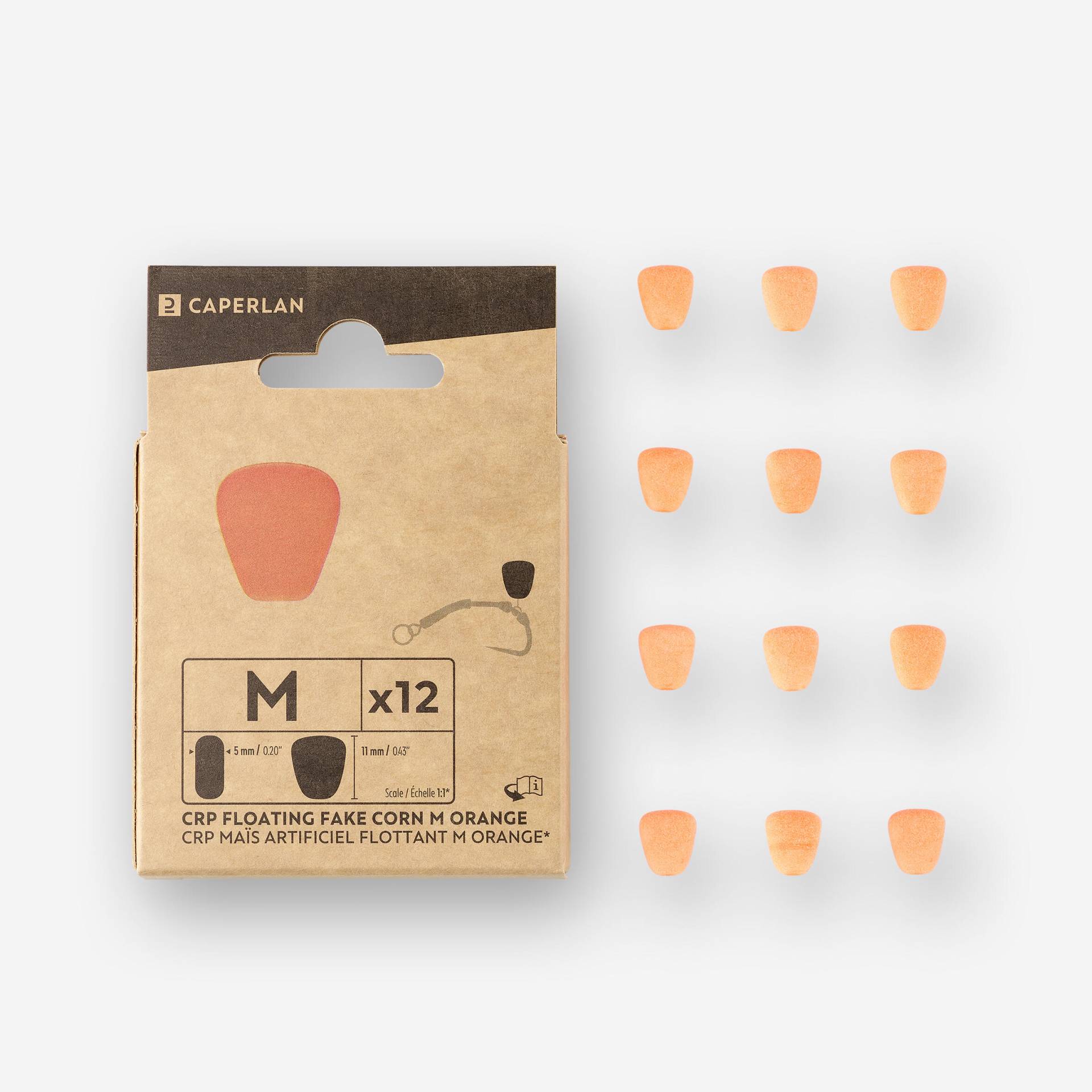 Pop-Up-Mais M Karpfenangeln orange 12 Stk. Pop-Up-Mais M Karpfenangeln orange 12 Stk. von CAPERLAN
