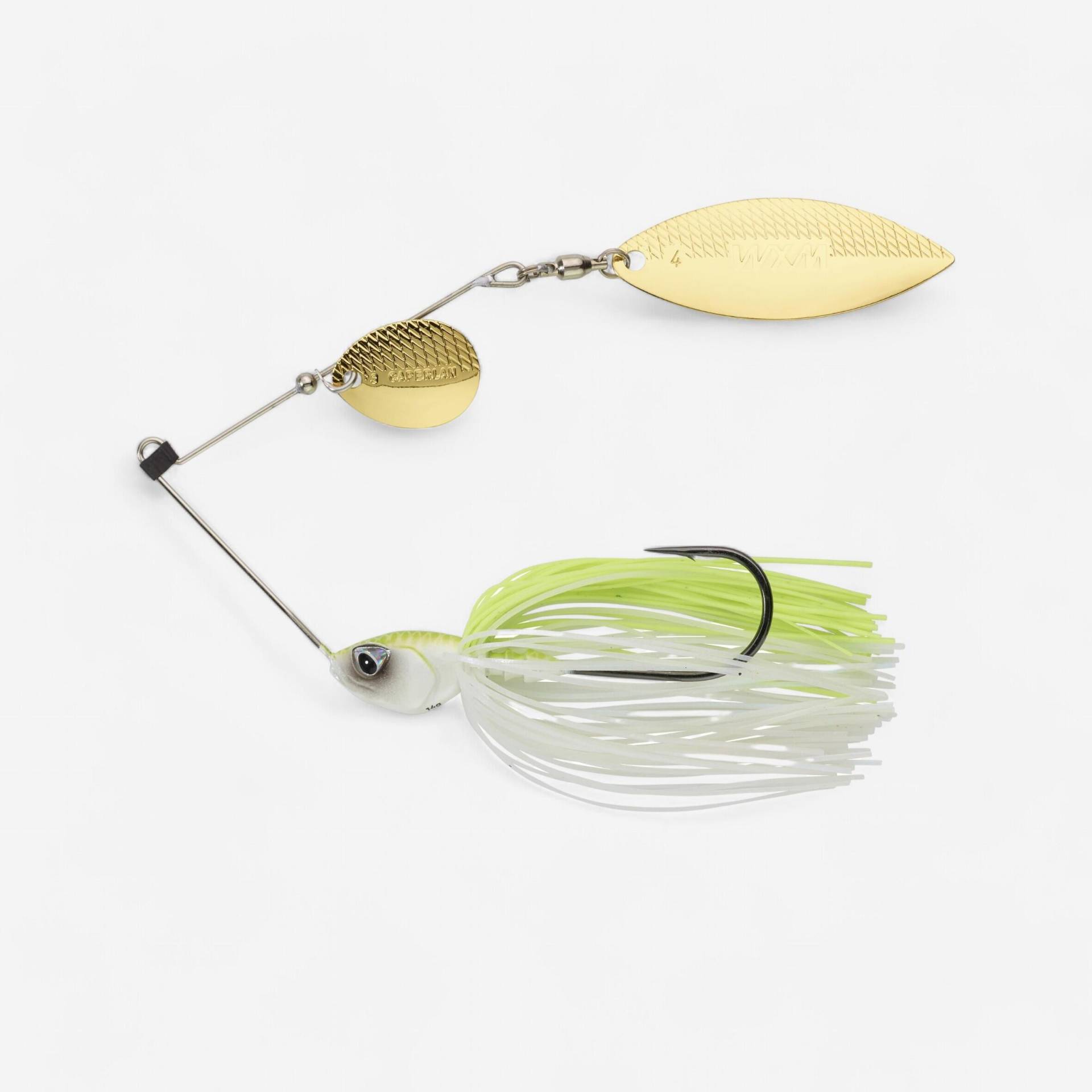 Spinnerbait Spino 14 g weiss/gelbgrün Spinnerbait Spino 14 g weiss/gelbgrün von CAPERLAN