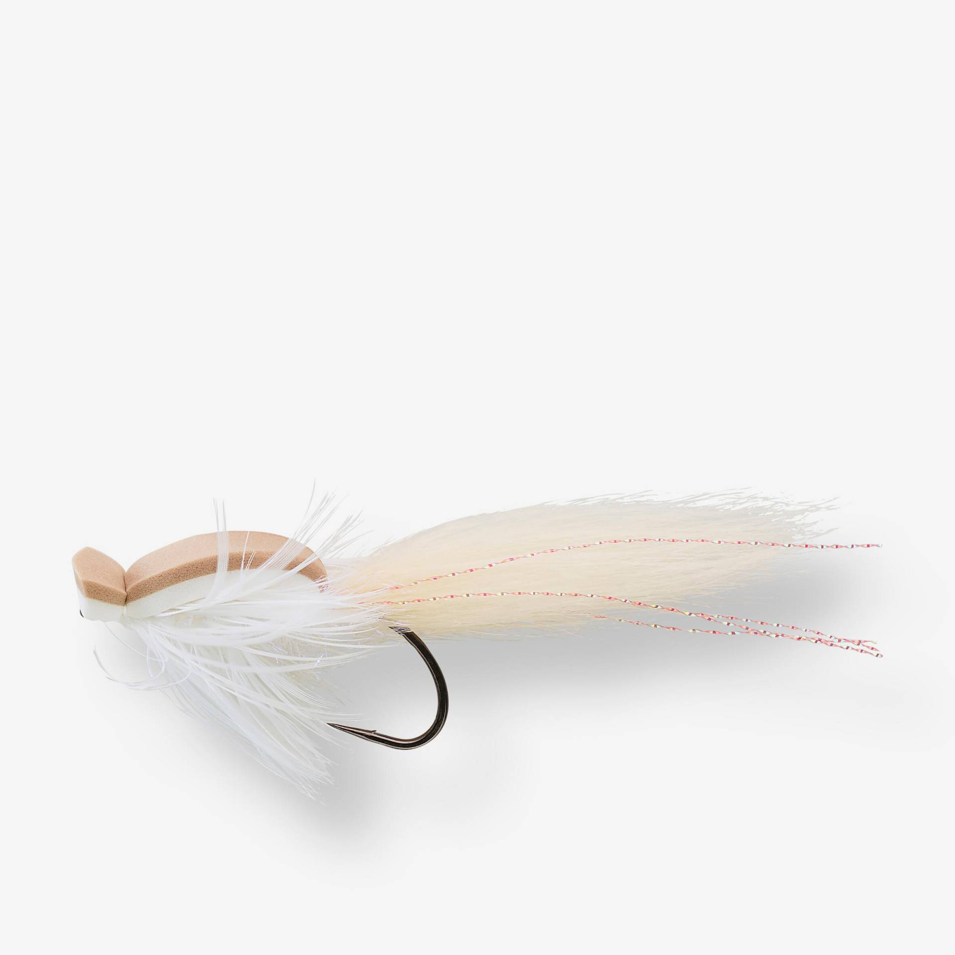 Streamer Predator - Gurgler HRK-52 weiss von CAPERLAN