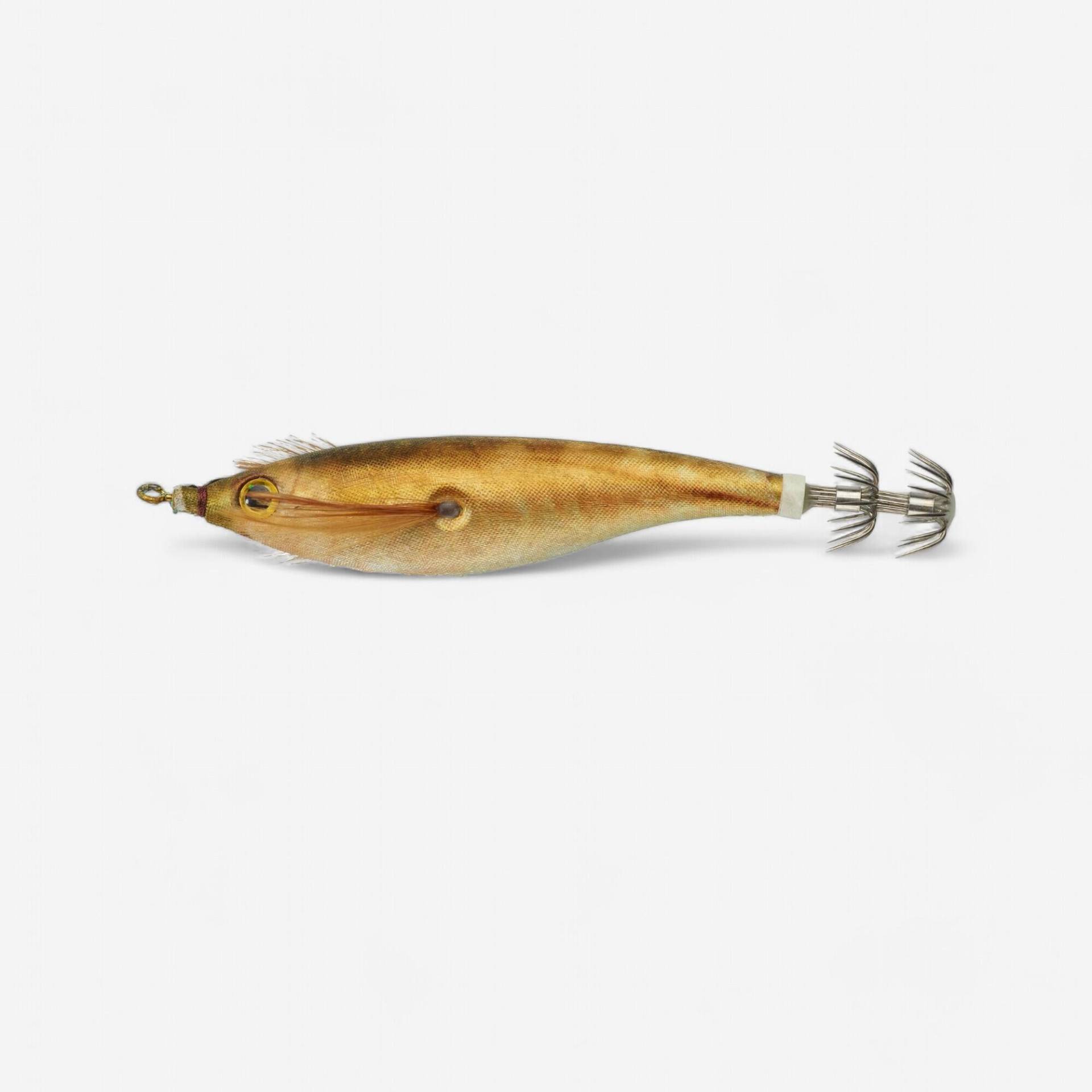 Tintenfischköder EBIFLO 2.5/110 schwimmend für Sepien/Kalmare Stöckergold Tintenfischköder EBIFLO 2.5/110 schwimmend für Sepien/Kalmare Stöckergold von CAPERLAN