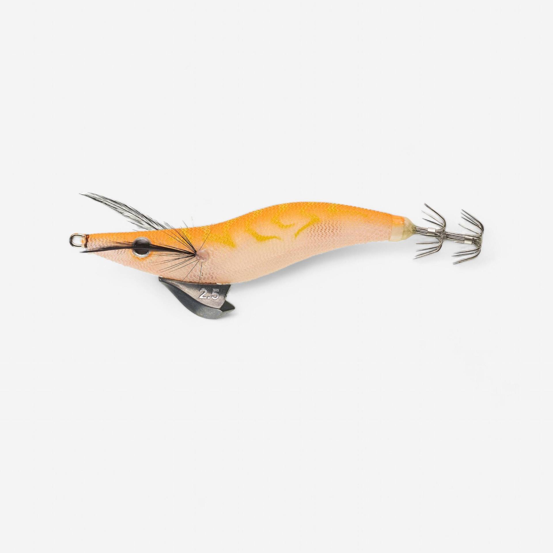 Tintenfischköder sinkend EBI S 2.5 für Sepien/Kalmare orange Tintenfischköder sinkend EBI S 2.5 für Sepien/Kalmare orange von CAPERLAN
