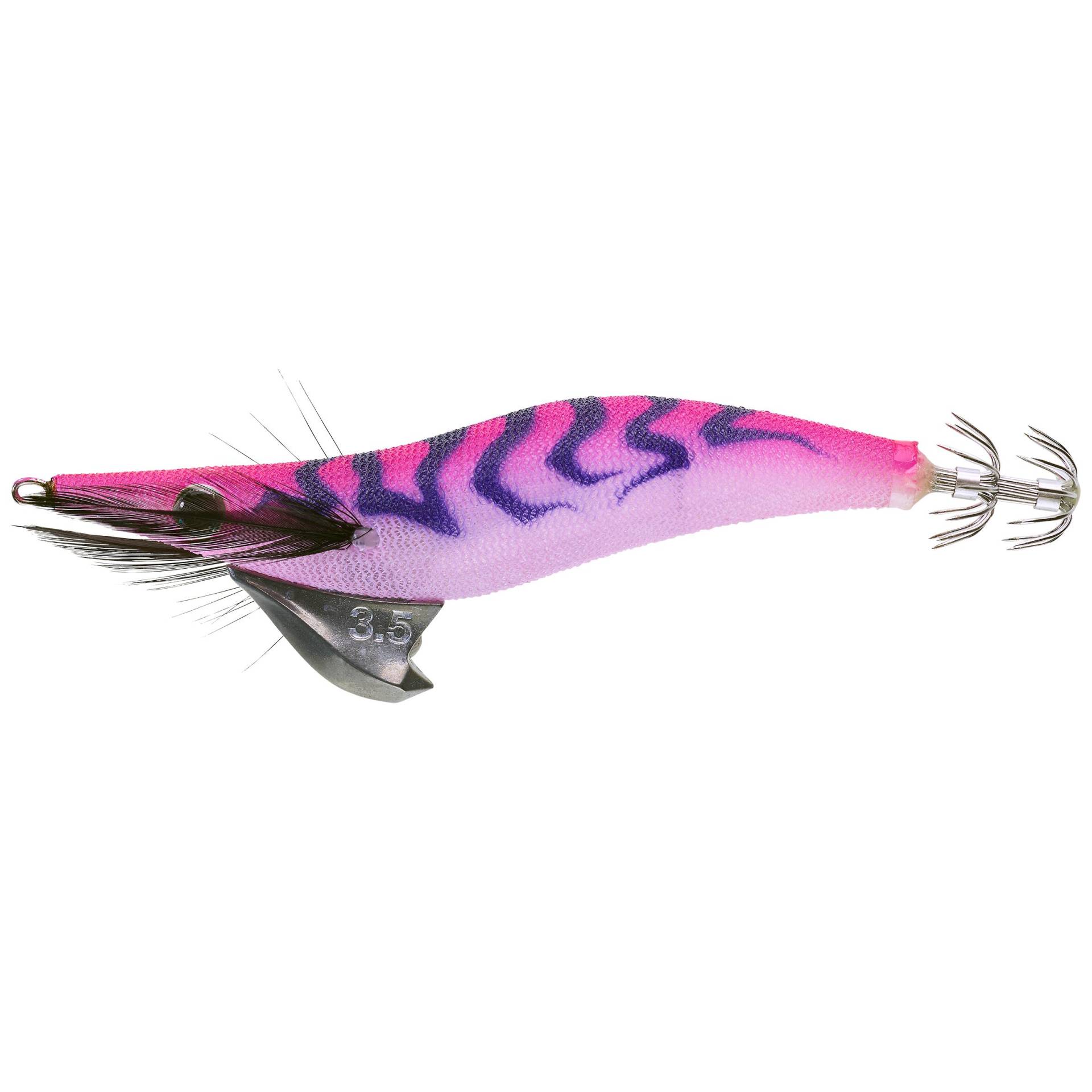 Tintenfischköder sinkend EBI S 3.5/135 für Sepien/Kalmare rosa von CAPERLAN