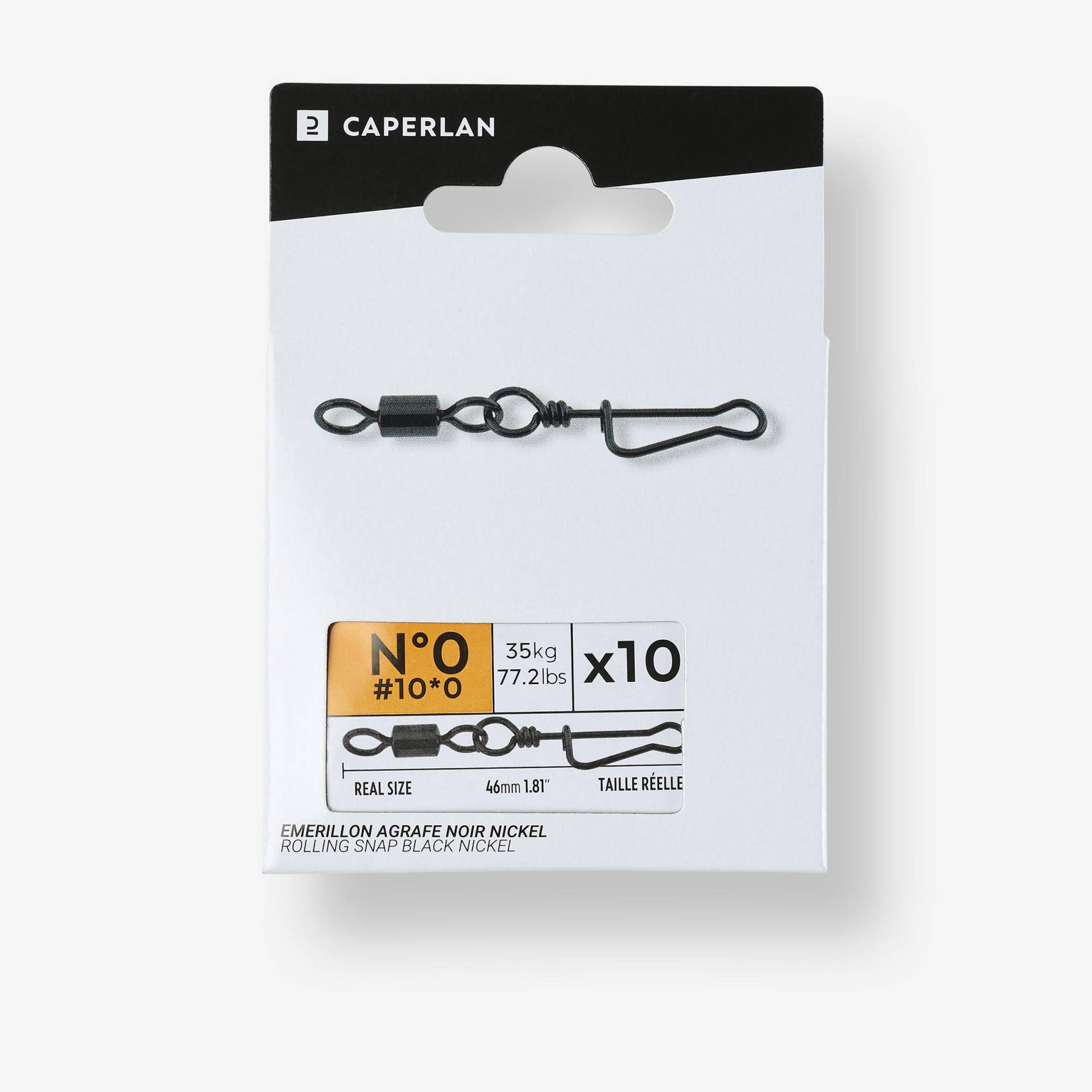 Wirbelkarabiner Black Nickel Wirbelkarabiner Black Nickel von CAPERLAN