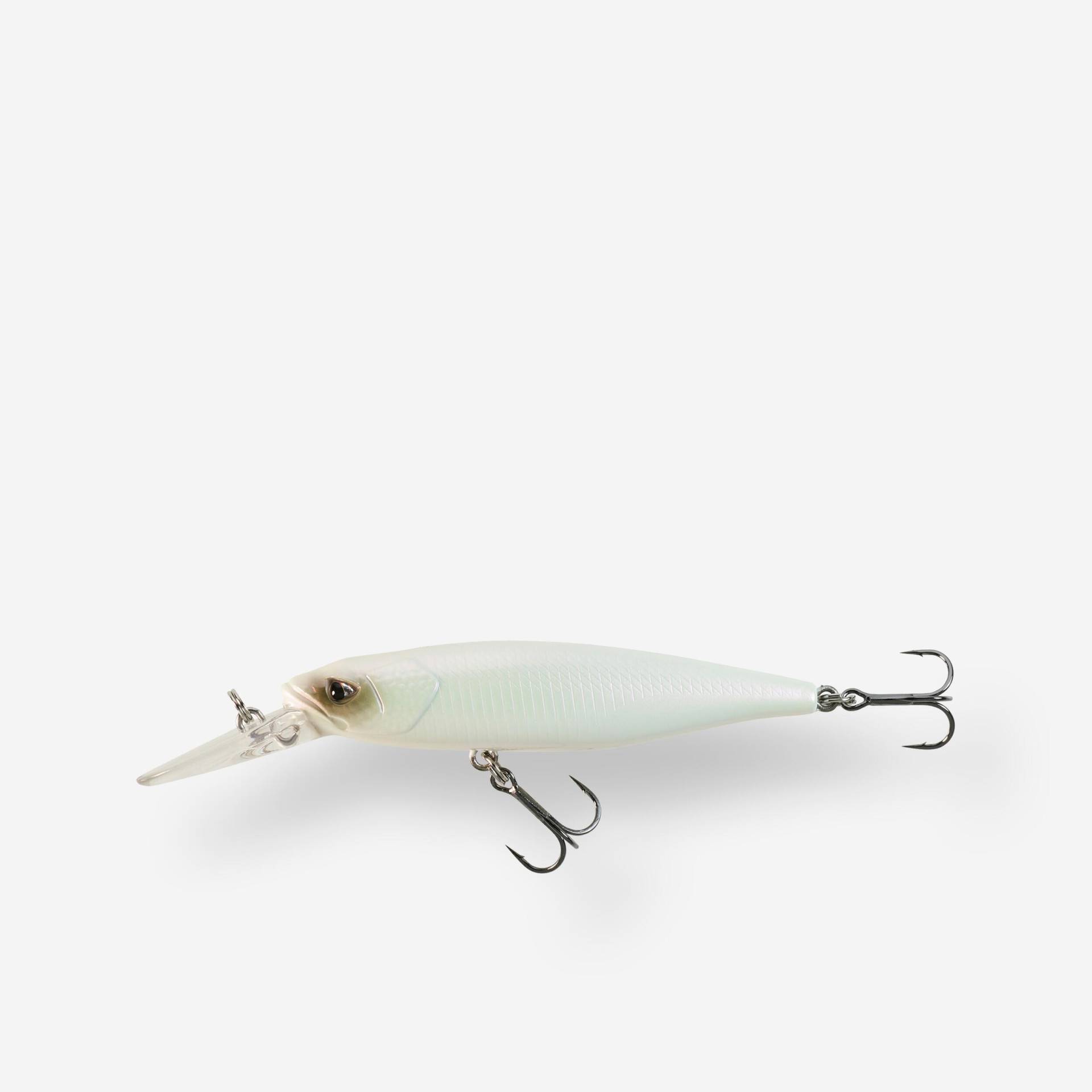 Wobbler Jerkbait MINNOW WXM MNWDD 76 SP weiss von CAPERLAN