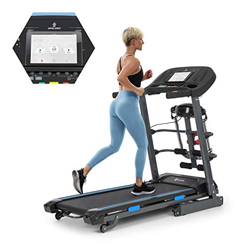 Capital Sports Pacemaker F120 Laufband für Zuhause Klappbar Elektrisch Treadmill Laufbahn Walking Pad, max. 12 km/h, LowNoise-FX Drive Motor, mit oder ohne Massage-Station Schwarz von CAPITAL SPORTS