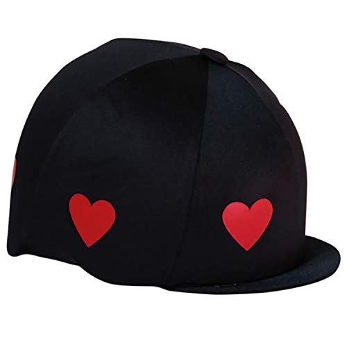 CAPZ Cap Cover Heartz, schwarz/rot, Standard von CAPZ