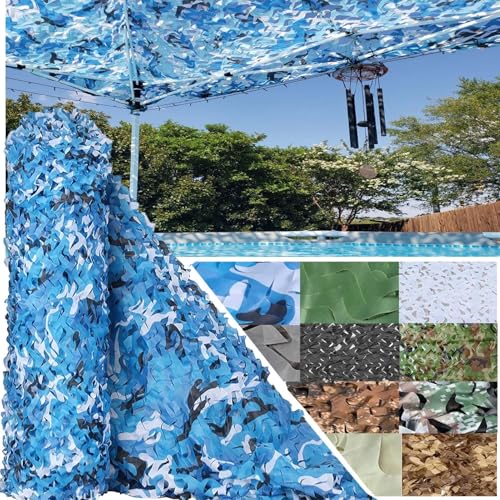 CAQXAQP Ozean Camouflage Netz für Outdoor Jagd Dekoration -2mx5m Tarnnetz Sichtschutz mit Sonnenschutz für Garten Camping Party Autodeckung,Anpassbare Größe CAQXAQP Ozean Camouflage Netz für Outdoor Jagd Dekoration -2mx5m Tarnnetz Sichtschutz mit Sonnenschutz für Garten Camping Party Autodeckung,Anpassbare Größe von CAQXAQP