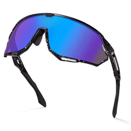 CARFIA Fahrradbrille Schnelle Brille Polarisierte Herren Sonnenbrille UV 400 Schutz Sportbrille für Autofahren Fahrrad Angeln Golf von CARFIA