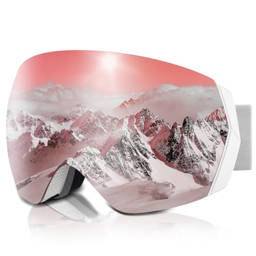CARFIA Herren Damen Skibrille für Brillenträger 100% UV400-Schutz Schneebrille Skibrille Anti-Nebel Snowboardbrille Ski Goggles CARFIA Herren Damen Skibrille für Brillenträger 100% UV400-Schutz Schneebrille Skibrille Anti-Nebel Snowboardbrille Ski Goggles von CARFIA