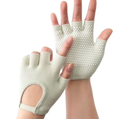 CARISSETT Fitness-Handschuh für Herren, Gewichtheben, 1 Paar, Silikon, rutschfest, Fünf-Finger-Workout-Handschuh, Gewichtstraining-Handschuh von CARISSETT