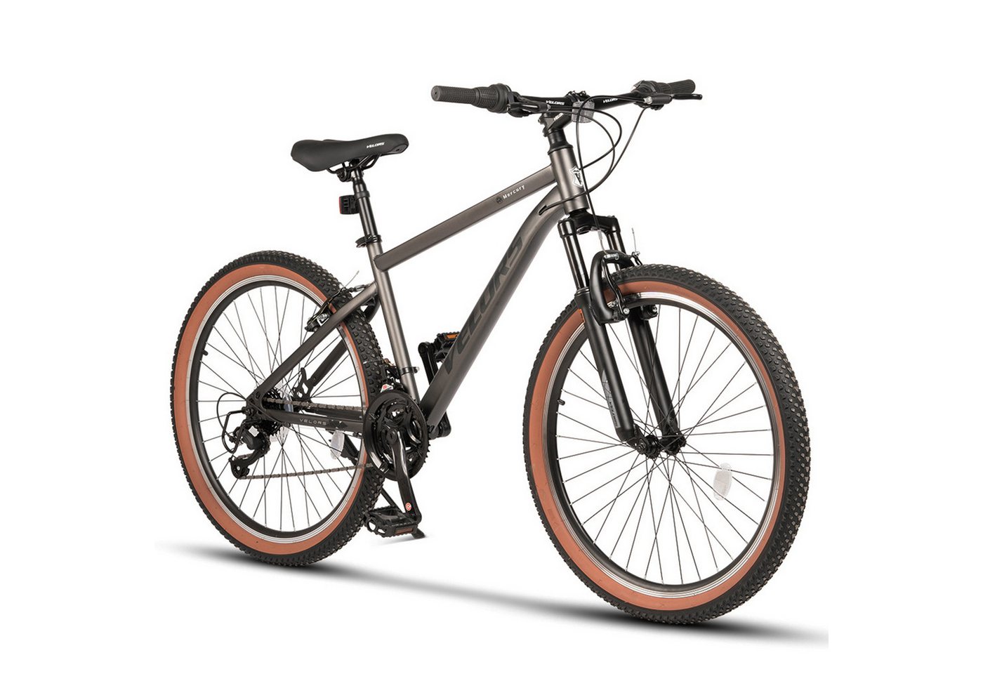 CARPAT SPORT Mountainbike 26, 27.5 Zoll Fahrrad für Herren Damen, Mädchen und Jungen, 21 Gang, Kettenschaltung, Hochwertiger Rahmen, Jugendfahrrad MTB Hardtail Fahrrad Bike von CARPAT SPORT