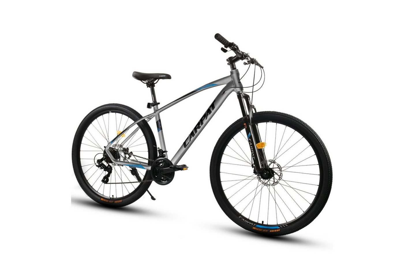 CARPAT SPORT Mountainbike 27,5 Zoll MTB Fahrrad für Herren Damen, 21 Gang Shimano TZ Tourney Schaltwerk, Kettenschaltung, (Aluminium Rahmen, Mechanische Scheibenbremse), Hardtail Fahrrad von CARPAT SPORT