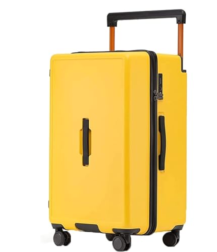 CARPOP Handgepäck Koffer Gepäck Großraumgepäck Breiter, Verdickter Hartschalenkoffer mit Passwortschutz Universalgepäck mit Rollen und Reißverschluss von CARPOP