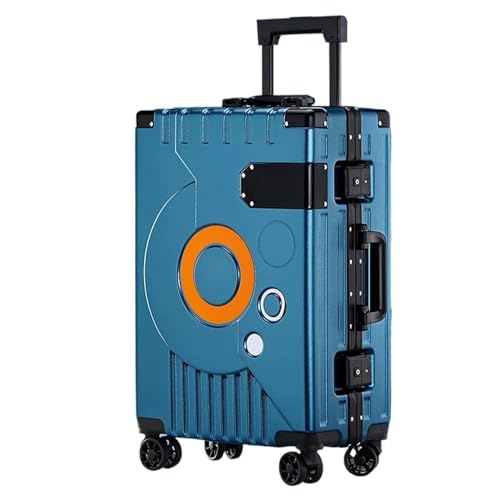 CARPOP Leichte Koffer Hartschalengepäck mit Schloss Spinner Aluminiumrahmen Trolley Universal-Rollkoffer Trolley von CARPOP