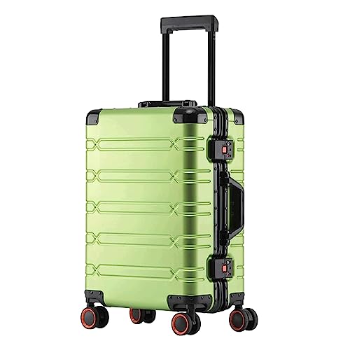 CARPOP Tragbarer Koffer, Koffer mit Rollen, leichtes Luxusgepäck mit großer Kapazität, Koffer aus Aluminium-Magnesium-Legierung, Geschäftsreise-Geschäftsgepäck, leicht zu verwenden von CARPOP