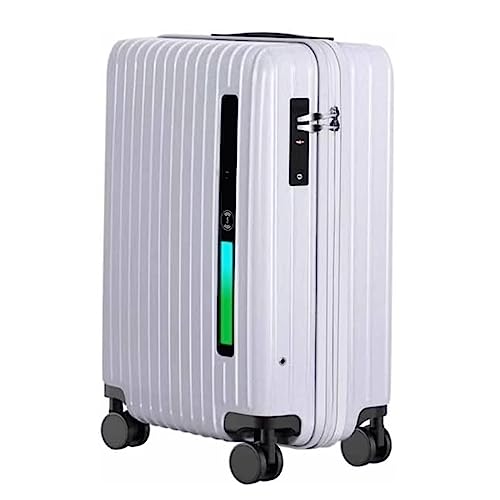 CARPOP Tragbarer Koffer Intelligente Koffer Großraumkoffer mit Rollen und USB-Ladefunktion Handgepäck Koffer mit intelligentem Suchmodus Leicht zu bedienen von CARPOP