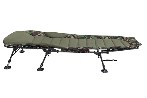 Bedchair Carptour Line Style Flat 6 Füße Camou RS System von CARPTOUR