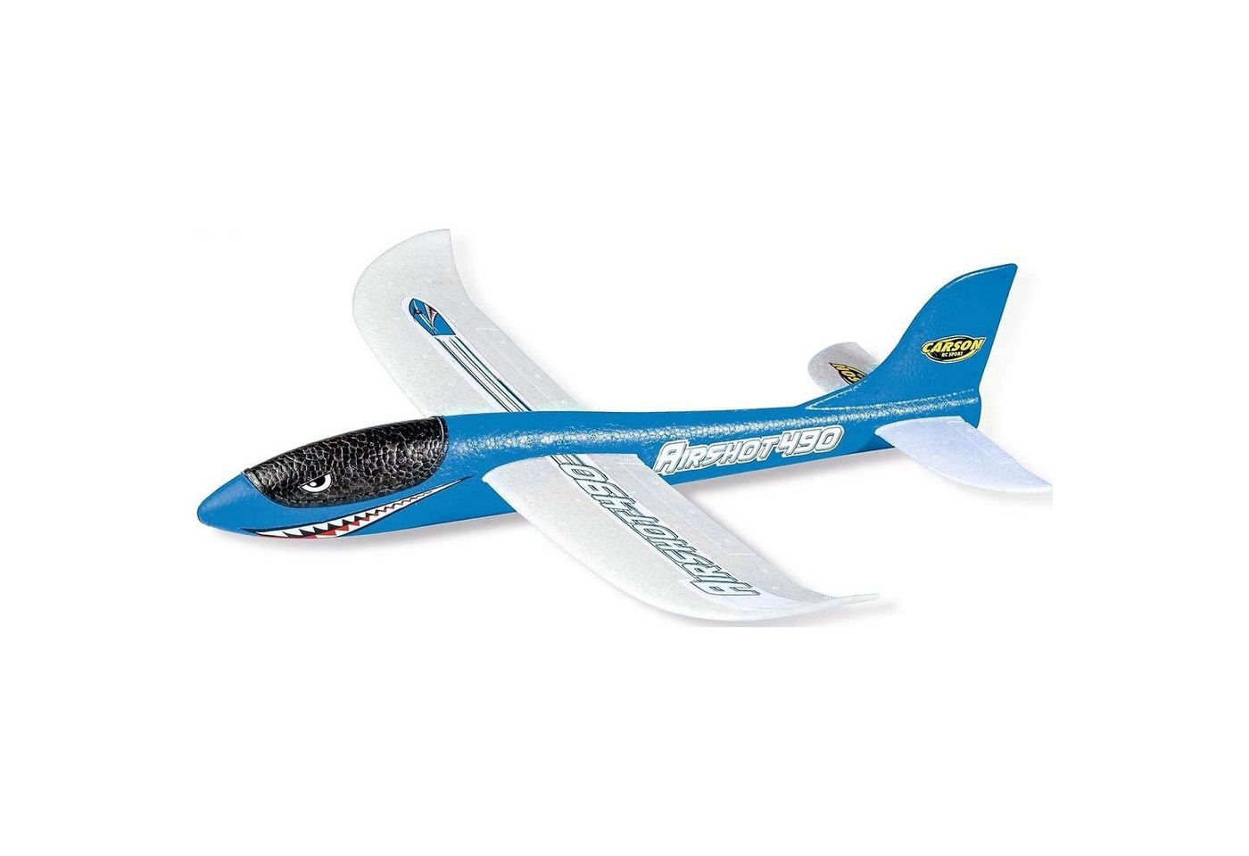 CARSON Spielzeug-Flugzeug CARSON Airshot 490 Flugzeug Gleiter Styroporflieger Wurfgleiter Gleitf von CARSON