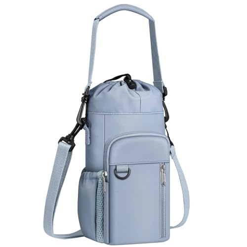 CaseBot Tragetasche für Wasserflaschen mit Schultergurt, isoliert, Wasserflaschenhalter mit Handyfach für Spaziergänge, Wandern, Picknick, Wolkenblau CaseBot Tragetasche für Wasserflaschen mit Schultergurt, isoliert, Wasserflaschenhalter mit Handyfach für Spaziergänge, Wandern, Picknick, Wolkenblau von CASEBOT