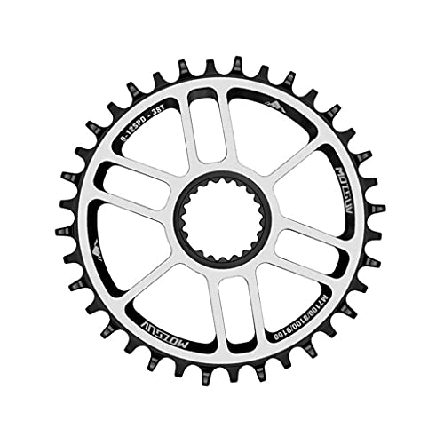 12-Gang-Kettenblatt mit Direktmontage, 32T/34T/36T/38T für M7100/M8100/M9100 Kurbelgarnitur, Fahrradkettenteile, ovales Kettenblatt, gekröpft von CASNO