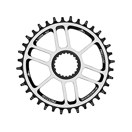 12-Gang-Kettenblatt mit Direktmontage, 32T/34T/36T/38T für M7100/M8100/M9100 Kurbelgarnitur, Fahrradkettenteile, ovales Kettenblatt, gekröpft von CASNO