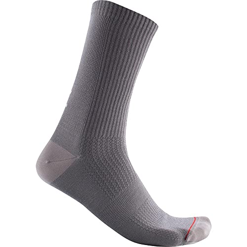 Castelli 4520540 BANDITO WOOL 18 SOCK Socks Unisex NICKEL GRAY XXL Castelli 4520540 BANDITO WOOL 18 SOCK Socks Unisex NICKEL GRAY XXL von CASTELLI