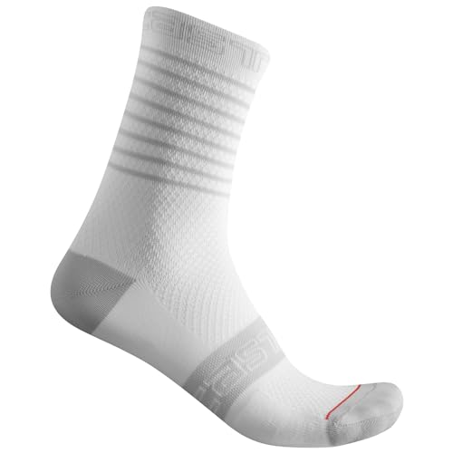 CASTELLI 4521063-001 SUPERLEGGERA W 12 SOCK Socks Women's Weiß M von CASTELLI