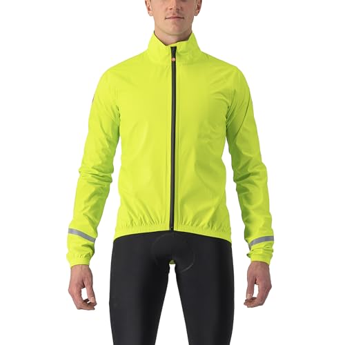 Castelli 4521500 EMERGENCY 2 RAIN JACKET Jacket Men's ELECTRIC LIME 3XL von CASTELLI