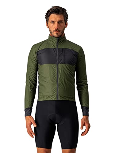 CASTELLI 4521507-316 UNLIMITED PUFFY JKT Jacket Herren MILITARY GREEN/DARK GRAY Größe L von CASTELLI