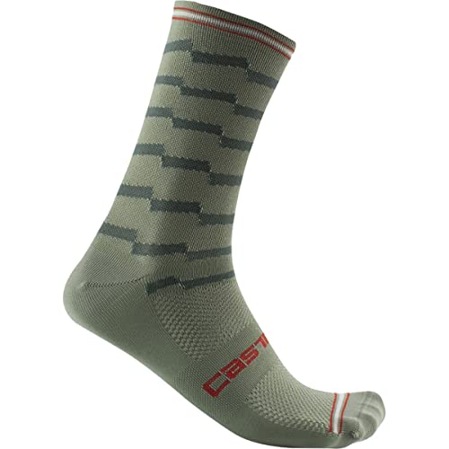 CASTELLI 4522037-346 UNLIMITED 18 SOCK Socks Men's Verteidiger grün XXL von CASTELLI