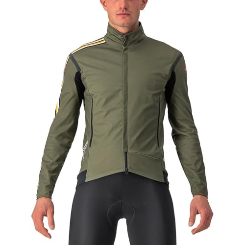 CASTELLI 4522501-075 UNLTD Perfetto RoS Sweatshirt Herren Military Green/Goldenrod Größe L von CASTELLI