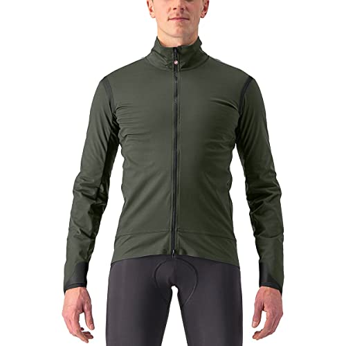 CASTELLI 4522507-075 ALPHA ULTIM INS. JKT Jacket Herren MILITARY GREEN/BLACK Größe L von CASTELLI