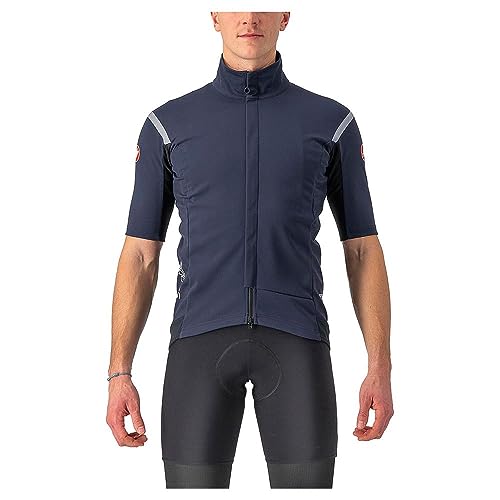 CASTELLI 4522512-424 GABBA RoS 2 Jacket Herren BELGIAN BLUE/SILVER REFLEX Größe XL von CASTELLI