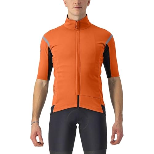 CASTELLI 4522512-857 GABBA RoS 2 Jacket Herren RED ORANGE/DARK GRAY Größe XXL von CASTELLI