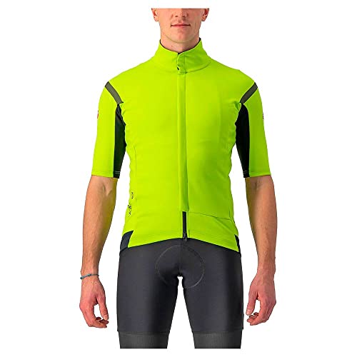 Castelli 4522512 GABBA RoS 2 Jacket Men's ELECTRIC LIME/DARK GRAY M von CASTELLI