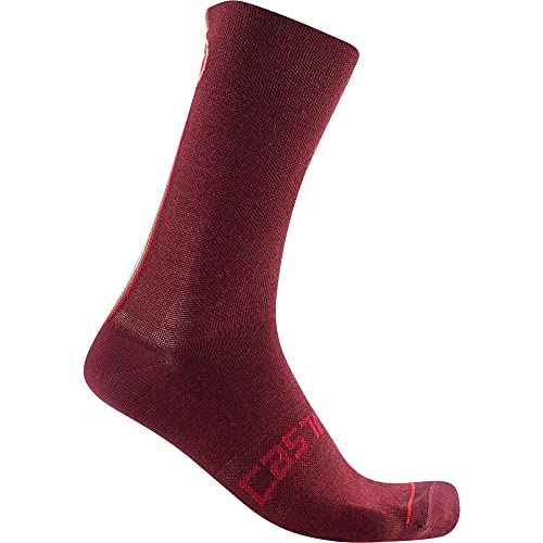 Castelli 4522567 RACING STRIPE 18 SOCK Socks Unisex BORDEAUX S/M Castelli 4522567 RACING STRIPE 18 SOCK Socks Unisex BORDEAUX S/M von CASTELLI