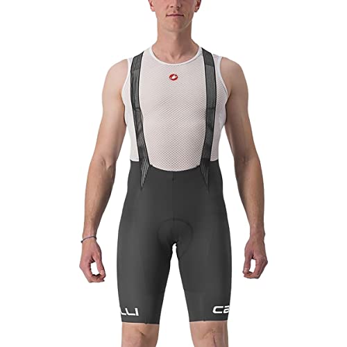 CASTELLI 4523001-101 Free AERO RC Classic BIBSHORT Shorts Men's Schwarz-Weiss M von CASTELLI