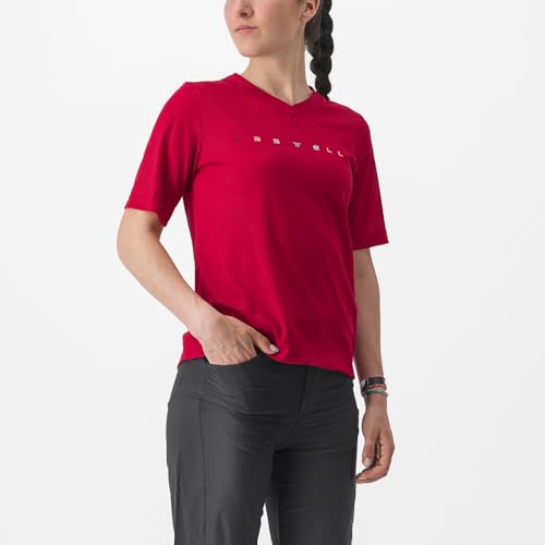 CASTELLI 4523047-611 Trail TECH 2 W Tee T-Shirt Women's Dunkelrot M CASTELLI 4523047-611 Trail TECH 2 W Tee T-Shirt Women's Dunkelrot M von CASTELLI