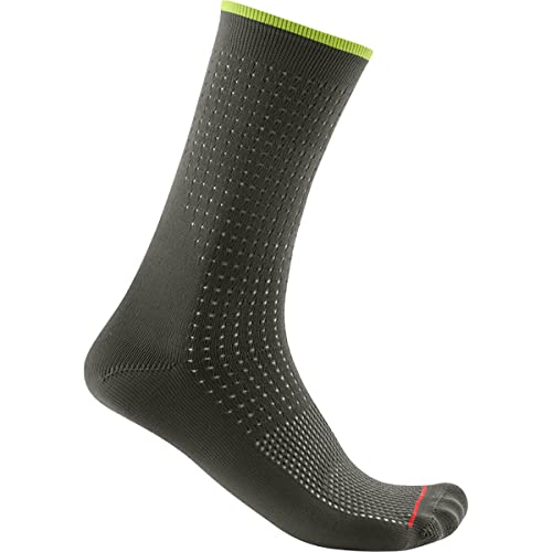 CASTELLI 4523093-309 PREMIO 18 SOCK Socks Men's Dunkelgrün XL von CASTELLI