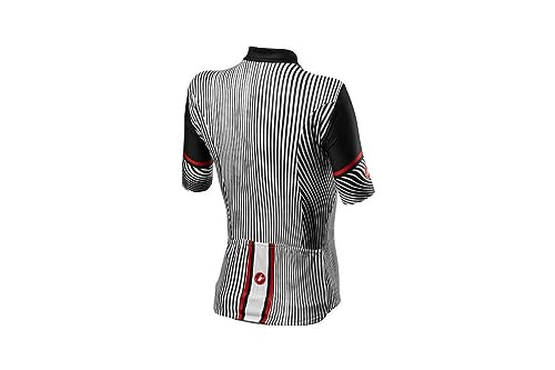 CASTELLI Damen Illusione Jersey T-Shirt, Schwarz/Weiß, S CASTELLI Damen Illusione Jersey T-Shirt, Schwarz/Weiß, S von CASTELLI