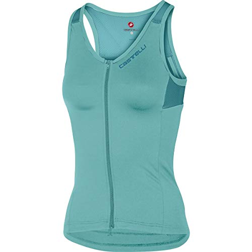 CASTELLI Damen Solare Top Sport-BH, Light Turquoise/Marine Blue, S CASTELLI Damen Solare Top Sport-BH, Light Turquoise/Marine Blue, S von CASTELLI