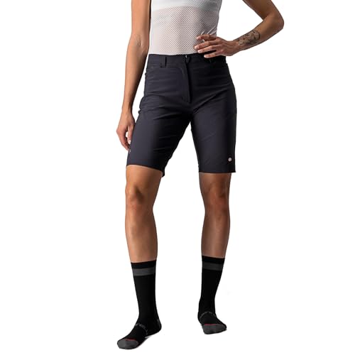 CASTELLI Women's Unlimited W Baggy Short, Schwarz-Weiss, M CASTELLI Women's Unlimited W Baggy Short, Schwarz-Weiss, M von CASTELLI