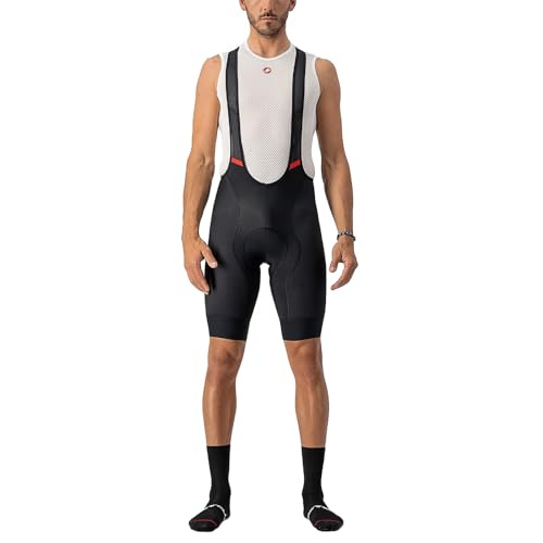 CASTELLI Herren Competizione Bib. Shorts, Schwarz-weiss, M EU von CASTELLI