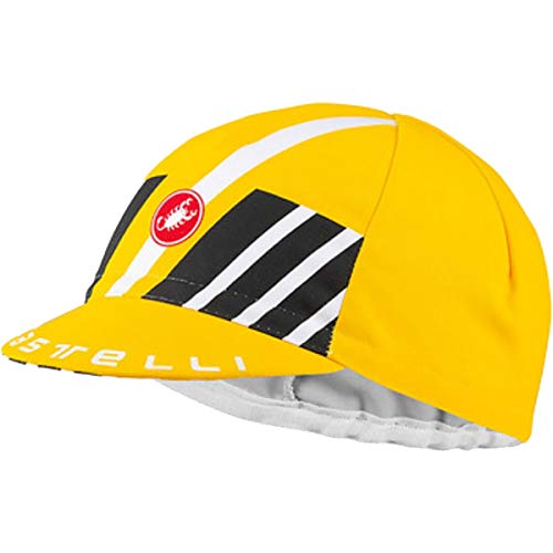 CASTELLI - Hors Category Cap, Herren Cap Einheitsgröße gelb von CASTELLI