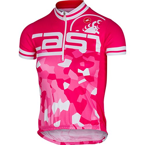 CASTELLI Jungen Kid Jersey Bindung T-Shirt, Raspberry, 8 Jahre CASTELLI Jungen Kid Jersey Bindung T-Shirt, Raspberry, 8 Jahre von CASTELLI