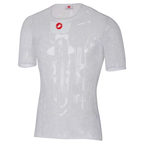 CASTELLI Men's CORE MESH 3 SS T-Shirt, Weiß, S-M CASTELLI Men's CORE MESH 3 SS T-Shirt, Weiß, S-M von CASTELLI