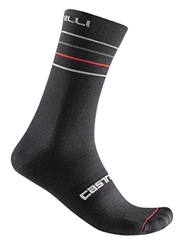 CASTELLI Men's Endurance 15 Sock, Schwarz-Weiss, XXL von CASTELLI