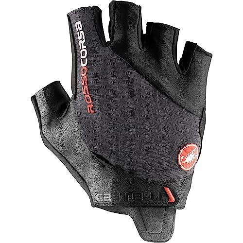 CASTELLI Men's Rosso Corsa PRO V Glove, DUNKELGRAU, L von CASTELLI