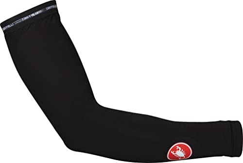 CASTELLI Men's UPF 50+ Light Arm Skins Leg Warmers, Schwarz, M von CASTELLI